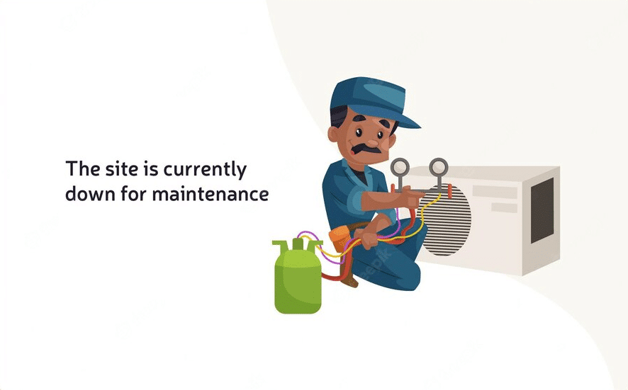 site web en maintenance